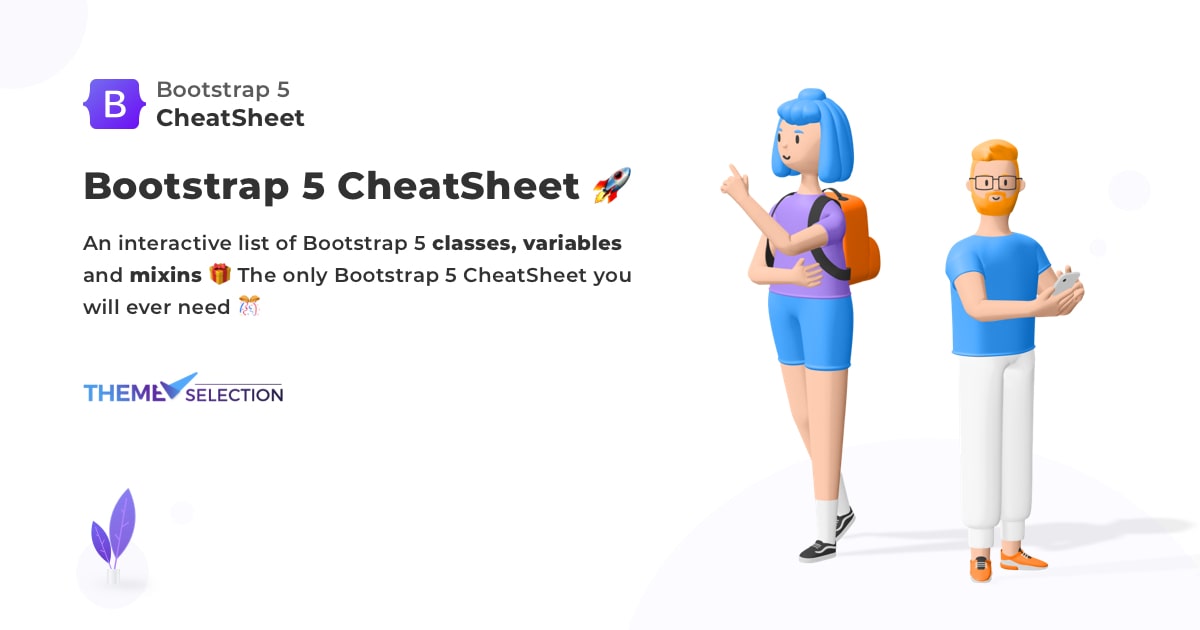 Bootstrap 5 CheatSheet